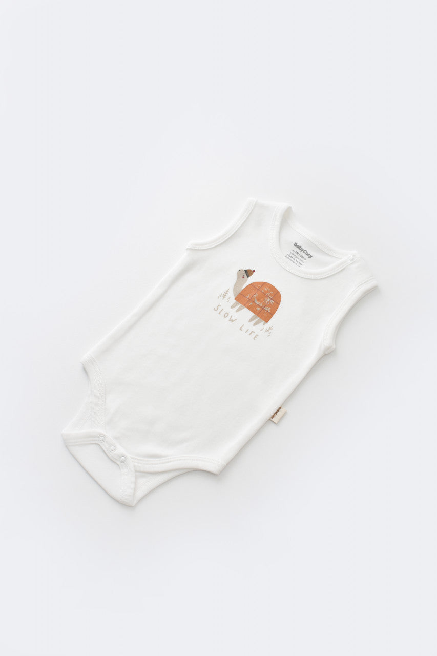 Set Broscuta cu salopeta si body din 80%bumbac organic si 20% poliester - , BabyCosy